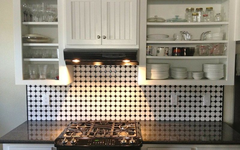 tiled kitchen